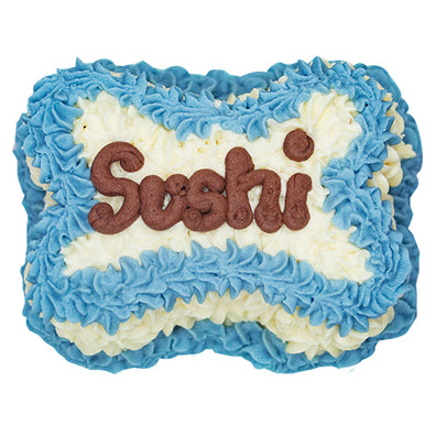 small bone dedication cake for pets